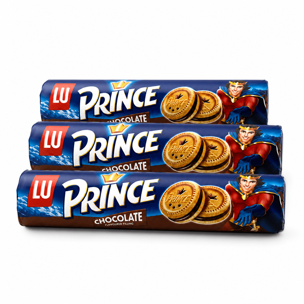 3 pakken Lu Prince Fourre Choco 130gr
