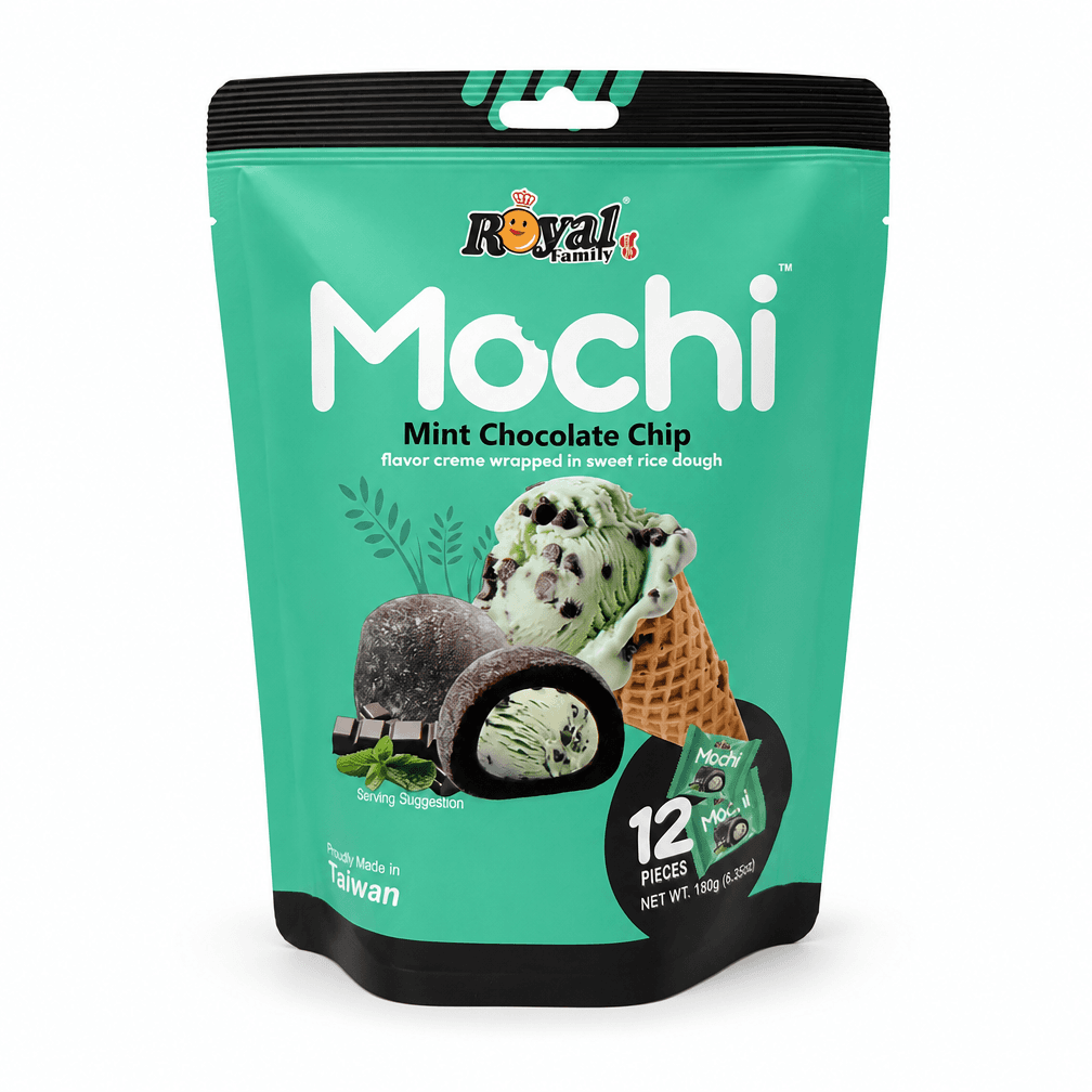 Zak Royal Family mochi mint chocolate chip groen 2 x 180 g