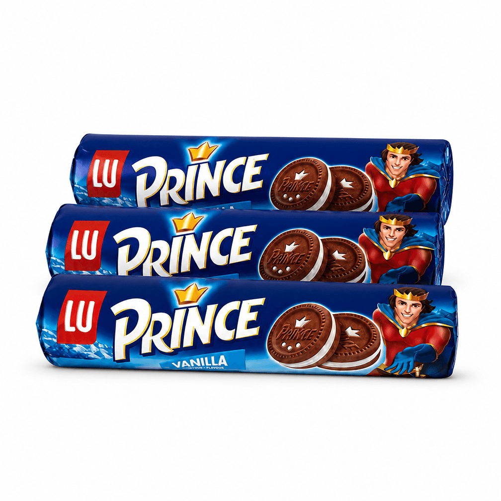 3 pakken Lu Prince Fourre Vanille 130gr