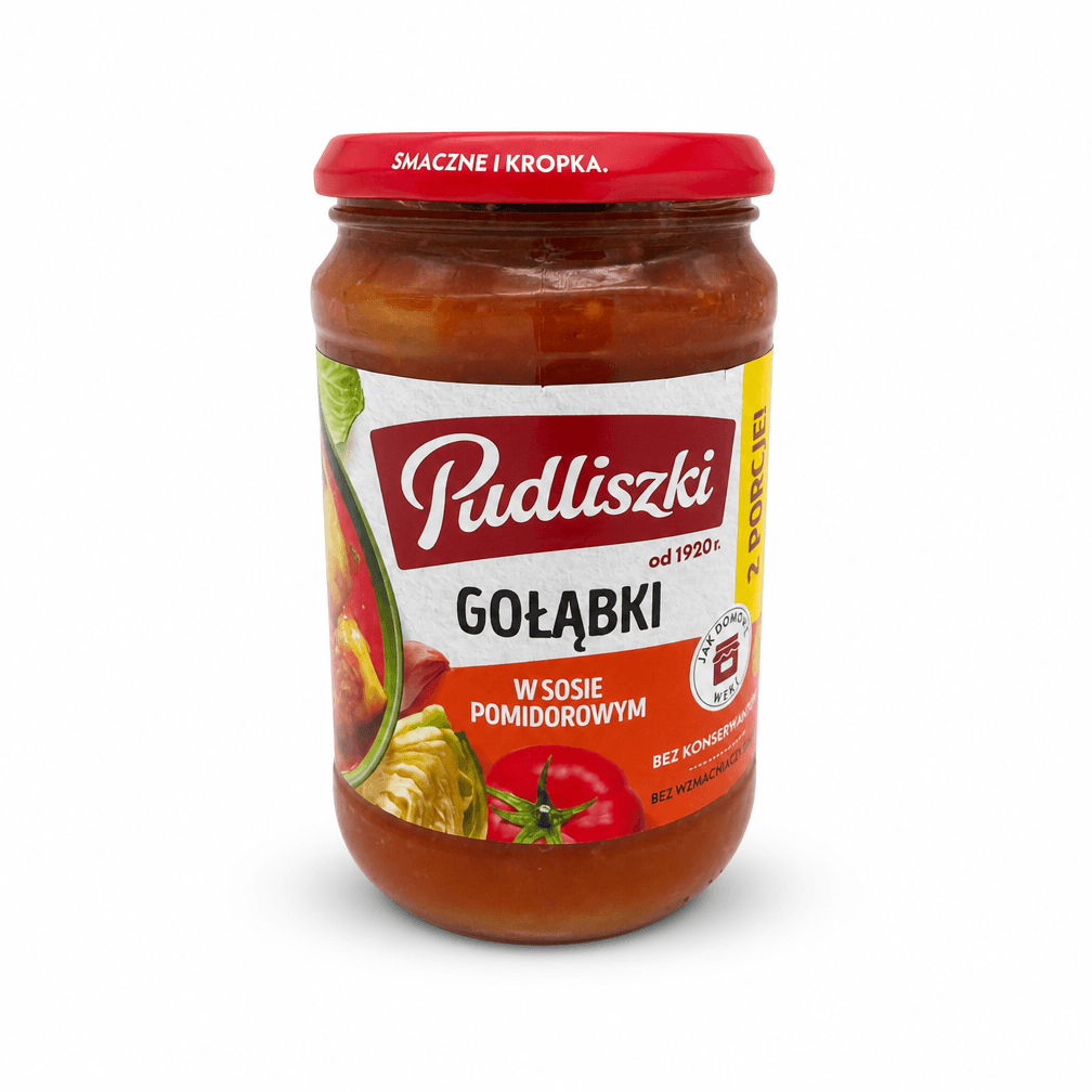Pot Pudliszki gevulde koolrolletjes in tomatensaus 590 g, 3 x 1 pot