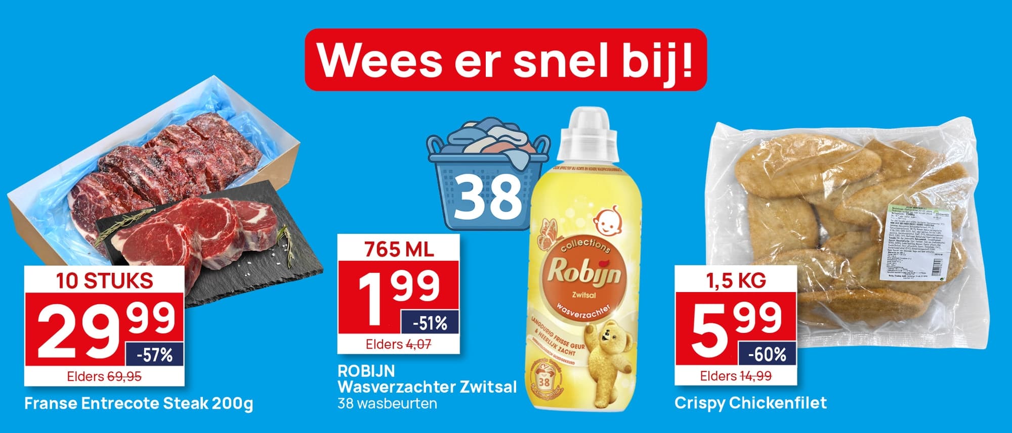 De goedkoopste boodschappen!
