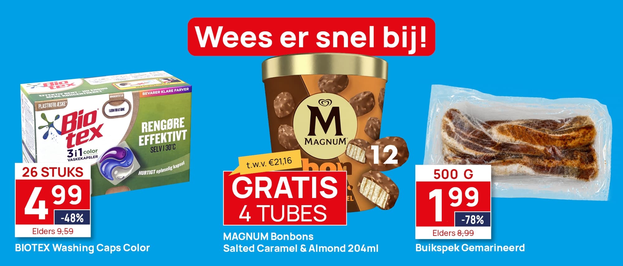 De goedkoopste boodschappen!