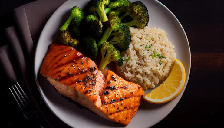 Zalm uit de oven