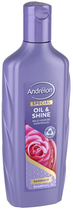 6 flessen Andrélon Shampoo Rozenolie 300ml