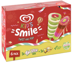 2 pakken Ola Kids Smile Twist & Pop 6x50ml