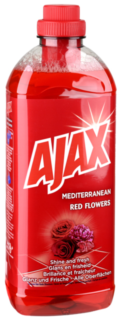 2 flessen Ajax Allesreiniger Red Flowers 1L