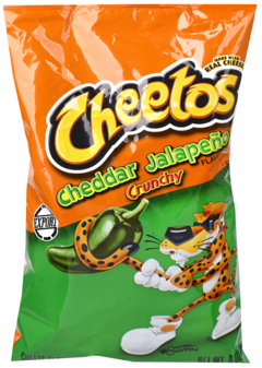 2 Zakken Cheetos Cheddar Jalapeño USA 226,8g