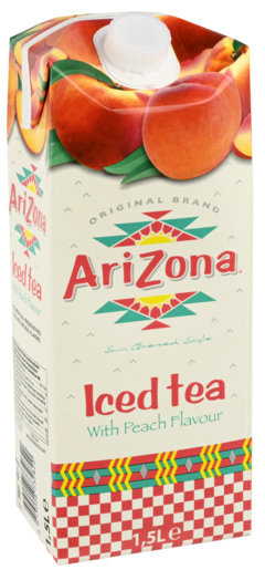2 pakken AriZona Iced Tea Peach 1,5L