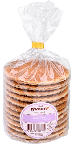 G'woon Stroopwafels Roomboter 480g