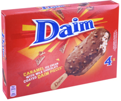 2 pakken Daim Ice Cream Stick Multipack 4x110ml