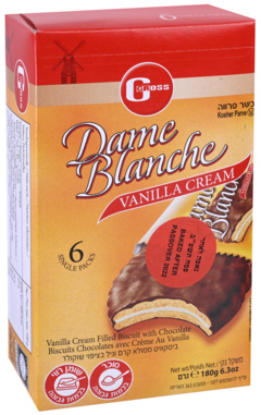 2 pakken Gross Dame Blanche Vanille Cream 180g