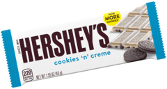 2 repen Hershey's Cookies 'n' Creme King Size 73g