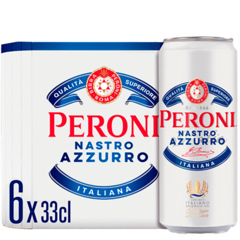 6-Pack Peroni Nastro Azzurro 5% Vol. 330ml