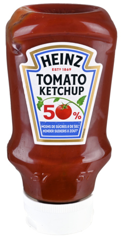 2 flessen Heinz Tomatenketchup 400ml