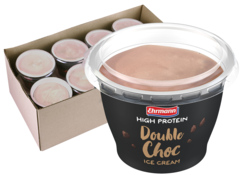 5 bekers Ehrmann Yoghurt IJs Double Choc 180ml