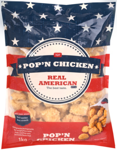 R. American Gepaneerde Popcorn Chicken 1kg