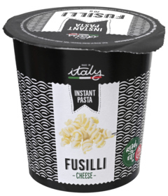 2 bekers Instant Pasta Fusilli Cheese 70g