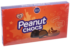 2 pakken Chocolate Pralines Peanut 115g