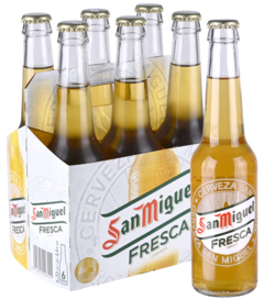 6-Pack San Miguel Fresca Bier 330ml
