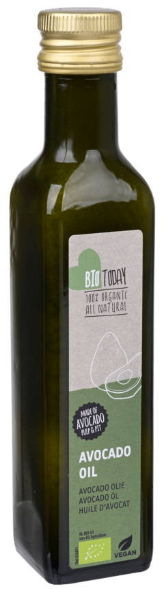 2 flessen Biotoday Avocado Olie Biologisch 250ml