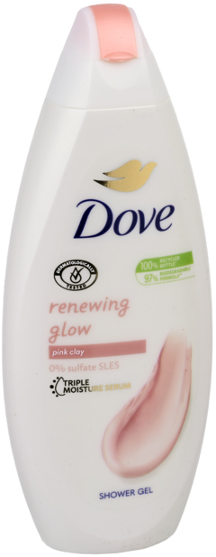 3 flessen Dove Douchegel Renewing Glow 250ml