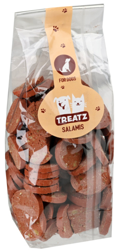 10 zakken Treatz Luxe Hondensnack Salami 230g