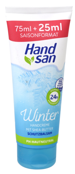 2 tubes Handsan Hand Cream Winter 100ml