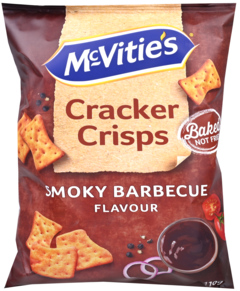 2 zakken McVitie's Cracker Crisps Smokey BBQ 110g