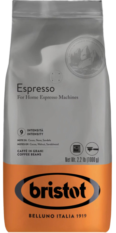 Bristot Espresso Koffiebonen 1kg