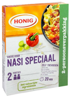 2 Pakken Honig Basis voor Nasi Speciaal 2-pers. 78g