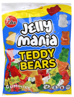 2 Zakken Jelly Mania Candy Teddy Bears 100g