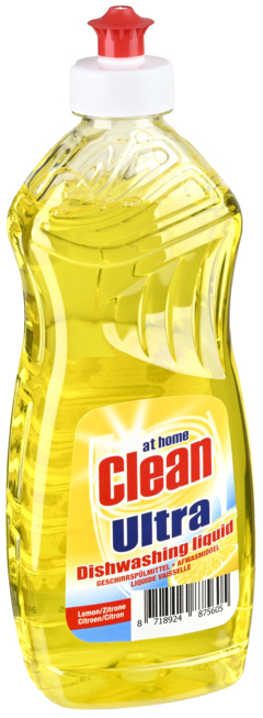 2 flessen At Home Ultra Clean Afwasmiddel 500ml