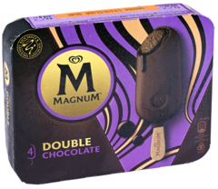 2 pakken Magnum Double Chocolate 4x88ml Online Boodschappen bij Butlon Voor 12 uur besteld, morgen bezorgd