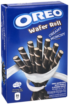 3 pakken Oreo Wafer Roll Vanilla Cream 54g
