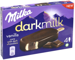 2 pakken Milka Ice Darkmilk Sticks 4x90ml