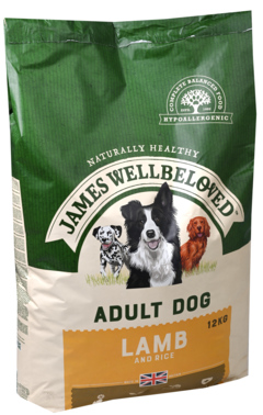 12,5kg JWB Dog Adult Lamb & Rice