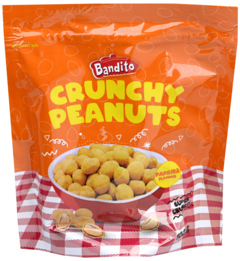 2 zakken Bandito Crunchy Peanut Paprika 100g