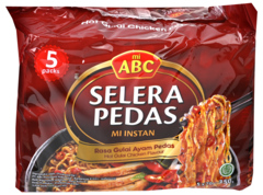 2 pakken ABC Noodles Hot Gulai Chicken 5x70g