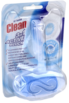 8 stuks At Home Clean Toiletblok Aqua 40g