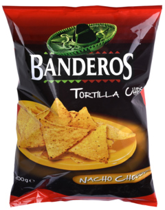 Banderos Tortilla Chips Cheese 200g