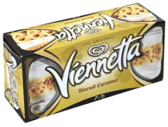 2 pakken Viennetta Biscuit Caramel 650ml
