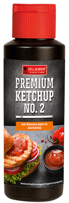 2 flessen Weber Premium Ketchup No. 2 300ml