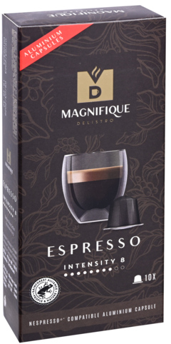 2 pakken Maqnifique Delistro Espresso 10st