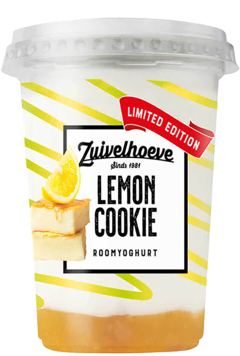2 bekers Roomyoghurt Lemon Cookie 450g