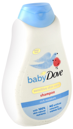 2 flessen Dove Baby Shampoo 400ml
