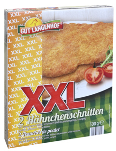 2 pakken Kipschnitzel Gepaneerd 2x250g
