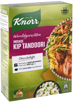 2 pakken Knorr Indiase Kip Tandoori 306g