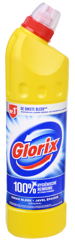 2 flessen Glorix Bleek Original 750ml