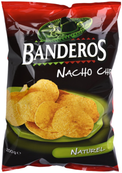 Banderos Nacho Chips naturel 200g