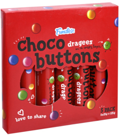 2 pakken Fundiez Choco Buttons 6x25g